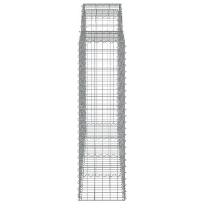 vidaXL Schanskorven 11 st gewelfd 200x50x140/160 cm ijzer