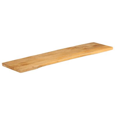 vidaXL Tafelblad met natuurlijke rand 180x40x3,8 cm massief mangohout