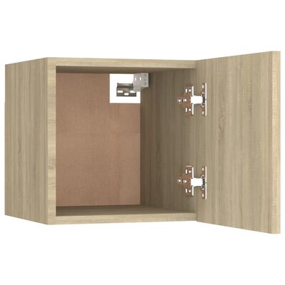 vidaXL Tv-wandmeubel 30,5x30x30 cm sonoma eikenkleurig