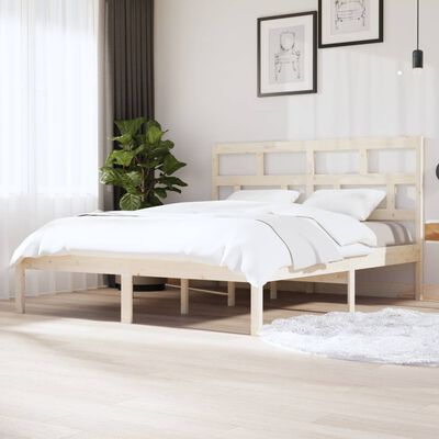 vidaXL Bedframe massief hout 180x200 cm