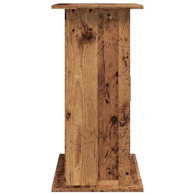 vidaXL Aquariumstandaard 81x36x73 cm bewerkt hout oud houtkleurig