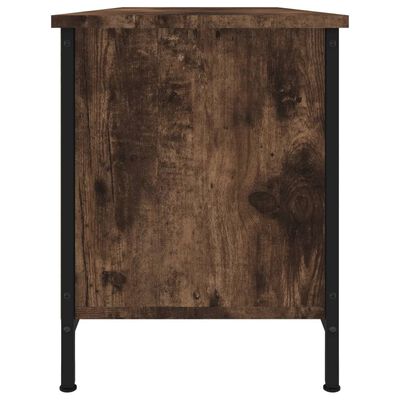 vidaXL Tv-meubel 102x35x45 cm bewerkt hout gerookt eikenkleurig