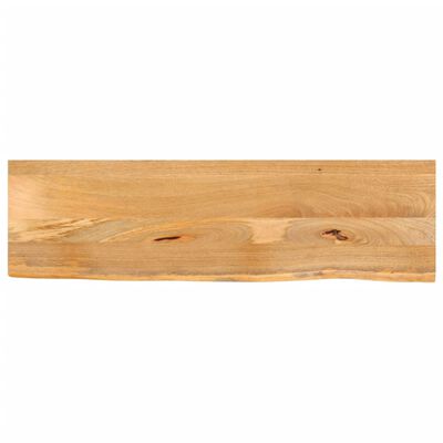 vidaXL Tafelblad met natuurlijke rand 120x20x2,5 cm massief mangohout