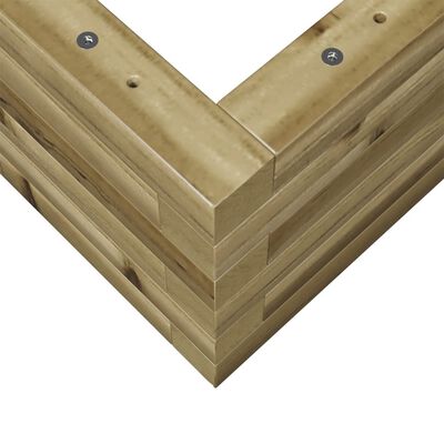 vidaXL Plantenbak 90x60x23 cm geïmpregneerd grenenhout