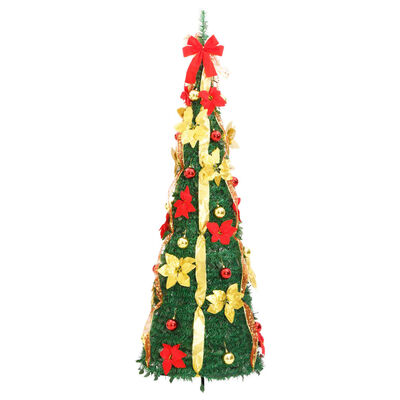 vidaXL Kunstkerstboom pop-up 50 LED's 120 cm groen