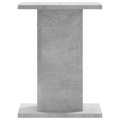 vidaXL Speakerstandaards 2 st 30x30x40 cm bewerkt hout betongrijs