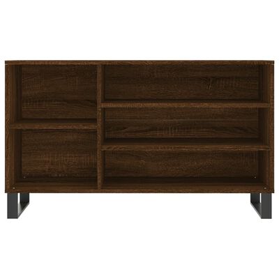 vidaXL Schoenenkast 102x36x60 cm bewerkt hout bruin eikenkleur