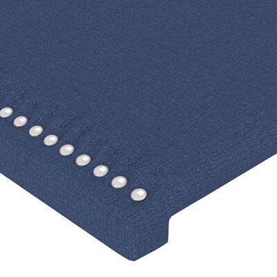 vidaXL Hoofdborden 4 st 72x5x78/88 cm stof blauw