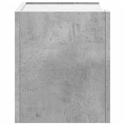 vidaXL Nachtkastjes 2 st wandgemonteerd 45x30x35 cm betongrijs