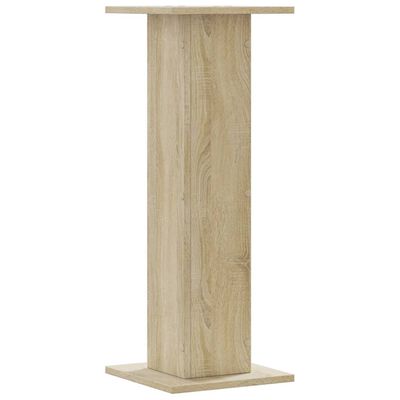 vidaXL Plantenstandaards 2 st 30x30x80 cm bewerkt hout sonoma eiken