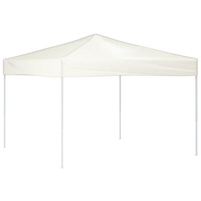 vidaXL Partytent inklapbaar 3x3 m crèmekleurig