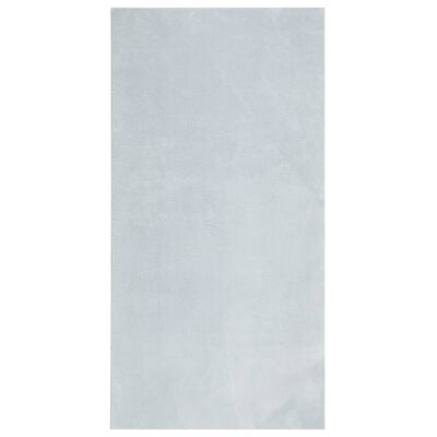 vidaXL Vloerkleed HUARTE laagpolig zacht wasbaar 100x200 cm blauw