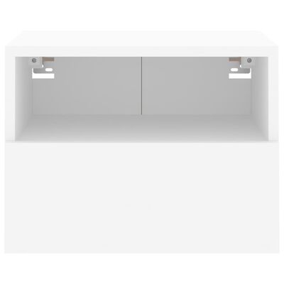 vidaXL Tv-wandmeubels 2 st 40x30x30 cm bewerkt hout wit