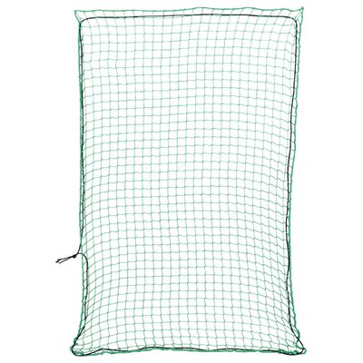 vidaXL Aanhangwagennet elastisch touw 2,2x1,5 m polypropeen groen