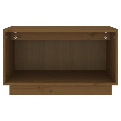 vidaXL Tv-meubel 60x35x35 cm massief grenenhout honingbruin