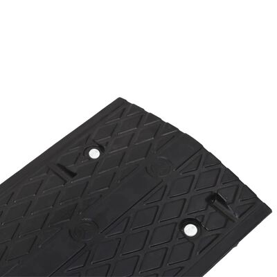 vidaXL Verkeersdrempel 97x32,5x4 rubber geel en zwart