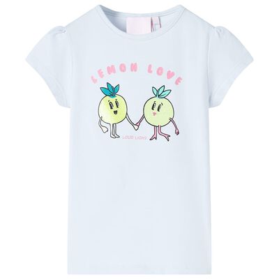 Kindershirt 104 lichtblauw