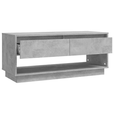 vidaXL Tv-meubel 102x41x44 cm bewerkt hout betongrijs