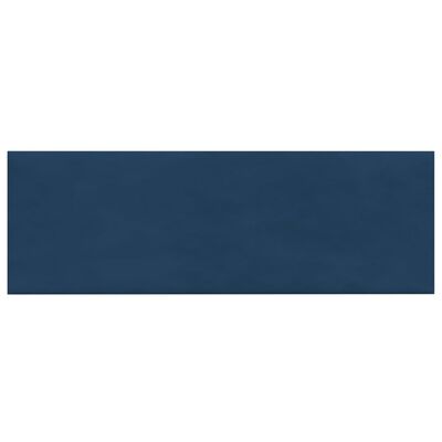 vidaXL Wandpanelen 12 st 3,24 m² 90x30 cm fluweel blauw