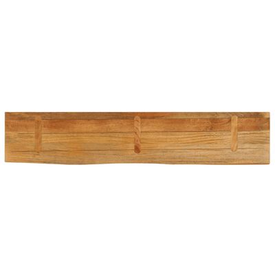 vidaXL Tafelblad met natuurlijke rand 160x20x3,8 cm massief mangohout