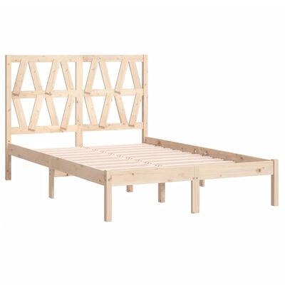 vidaXL Bedframe massief grenenhout 120x200 cm