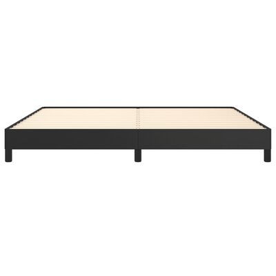 vidaXL Bedframe kunstleer zwart 200x200 cm