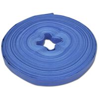 vidaXL Slang plat 1'' 100 m PVC