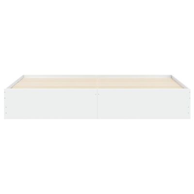 vidaXL Bedframe met lades bewerkt hout wit 200x200 cm
