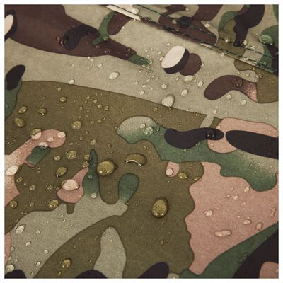 vidaXL Vistent 5-persoons waterdicht camouflage