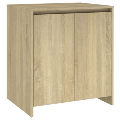 vidaXL Dressoir 70x41x75 cm bewerkt hout sonoma eikenkleurig