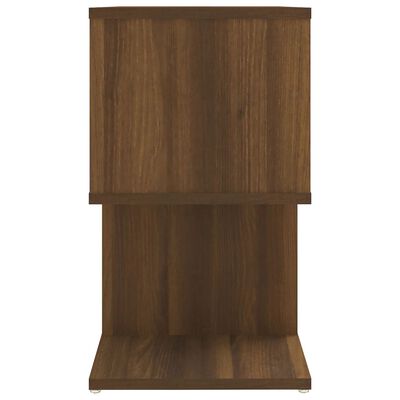 vidaXL Nachtkastjes 2 st 50x30x51,5 cm bewerkt hout bruin eikenkleur