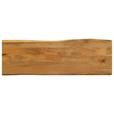 vidaXL Tafelblad met natuurlijke rand 120x40x3,8 cm massief mangohout