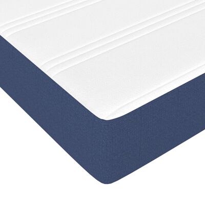 vidaXL Pocketveringmatras voor kinderen 80x160 cm stof blauw