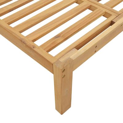 vidaXL 5-delige Loungeset pallet met kussens massief acaciahout