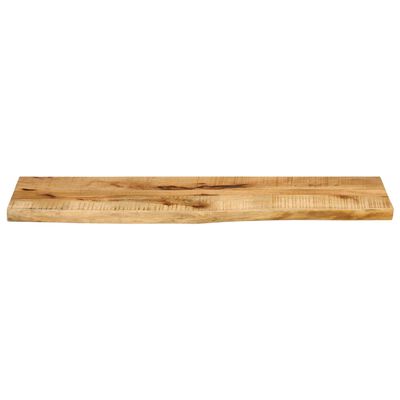 vidaXL Tafelblad met natuurlijke rand 110x40x3,8 cm massief mangohout