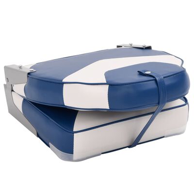 vidaXL Bootstoelen 2 st inklapbaar met hoge rugleuning 39x43x58 cm