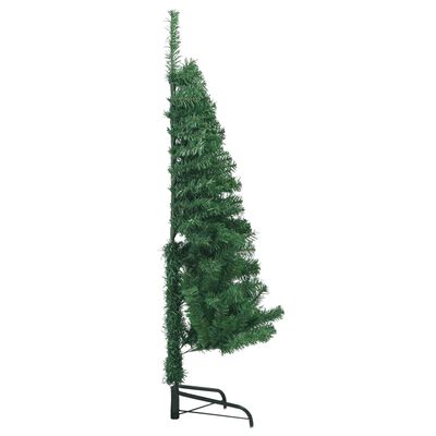 vidaXL Kunstkerstboom hoek 120 cm PVC groen