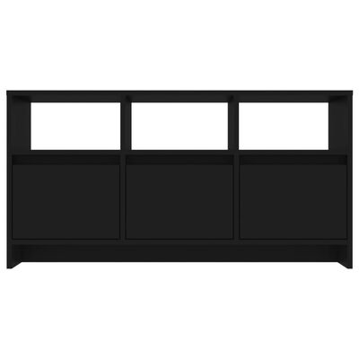 vidaXL Tv-meubel 102x37,5x52,5 cm bewerkt hout zwart