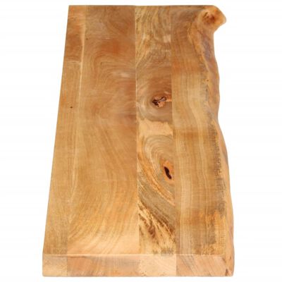 vidaXL Tafelblad met natuurlijke rand 140x40x3,8 cm massief mangohout