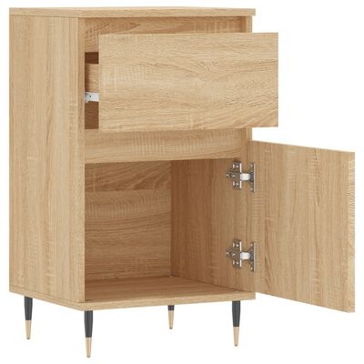 vidaXL Dressoir 40x35x70 cm bewerkt hout sonoma eikenkleurig