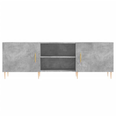 vidaXL Tv-meubel 150x30x50 cm bewerkt hout betongrijs