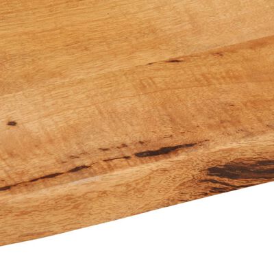 vidaXL Tafelblad met natuurlijke rand 40x40x3,8 cm massief mangohout