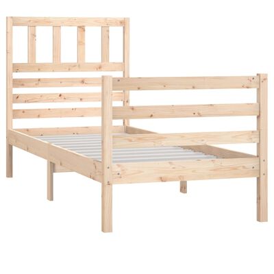 vidaXL Bedframe massief hout 100x200 cm