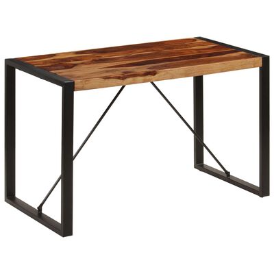 vidaXL Eettafel 120x60x76 cm massief sheeshamhout