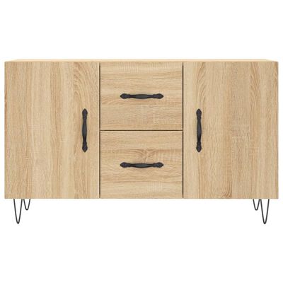 vidaXL Dressoir 100x36x60 cm bewerkt hout sonoma eikenkleurig