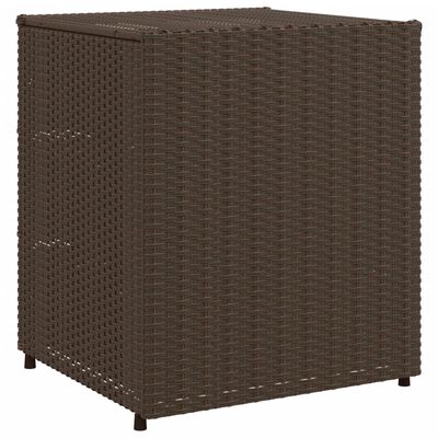 vidaXL Tuinkast 55x59x69 cm poly rattan bruin