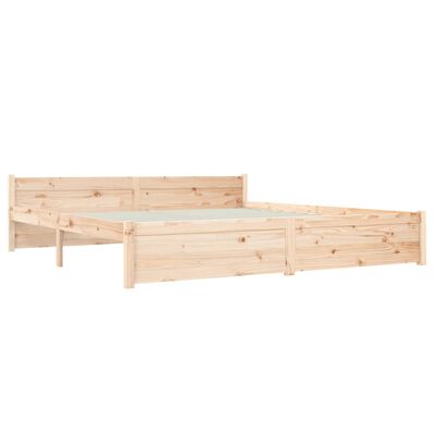 vidaXL Bedframe massief hout 180x200 cm