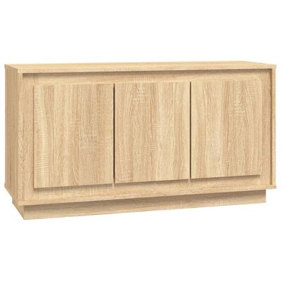 vidaXL Dressoir 102x35x55 cm bewerkt hout sonoma eikenkleurig