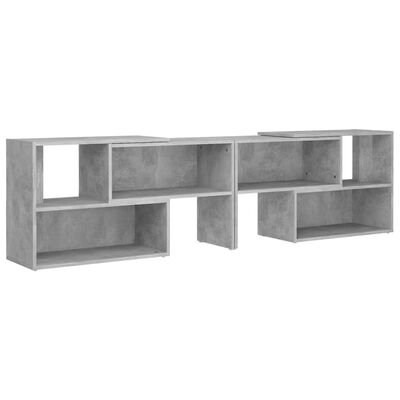 vidaXL Tv-meubel 149x30x52 cm bewerkt hout betongrijs