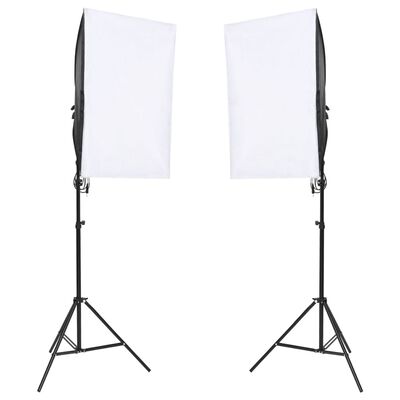 vidaXL Fotostudioset met lichtset, achtergrondscherm en reflector